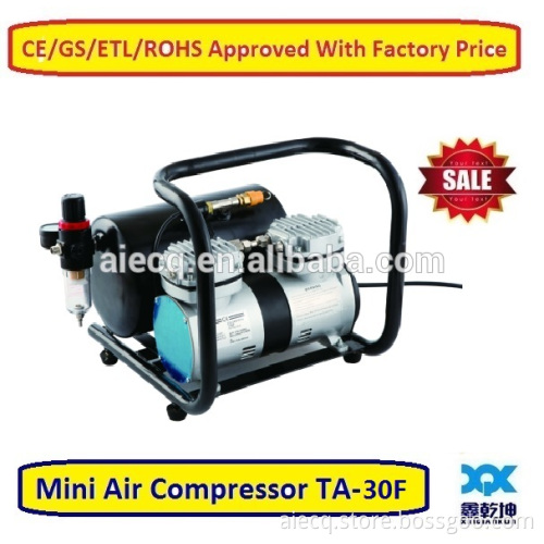 Twin Cylinder Piston Compressor with tank with frame(TA-30F)